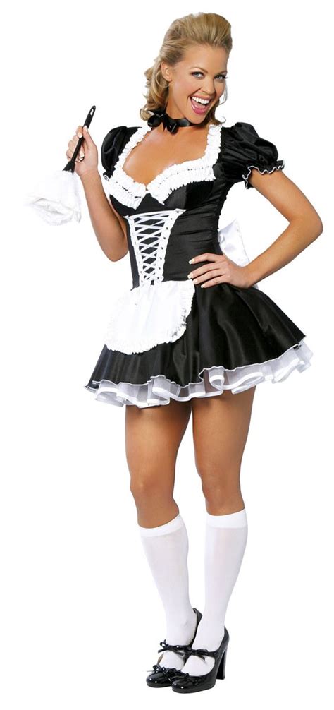 Adult French Maid Womens Costume 46 99 The Costume Land