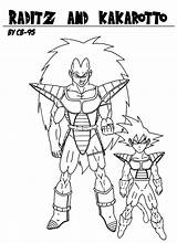Raditz Kakarotto Coloring Pages Cb Ss10 Trending Days Last Supafan Manga sketch template
