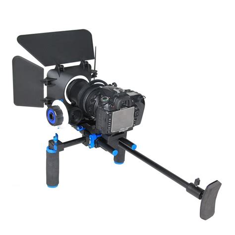 portable camera handle alloy abs fixed  tripod camera shoulder rig multi angle rotation