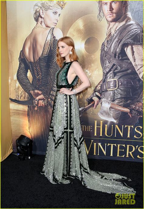 Chris Hemsworth And Jessica Chastain Attend The Huntsman