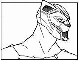 Panther Coloring Pages Printable Cool Coloring4free Superheroes Avengers Categories Kids Heroes sketch template