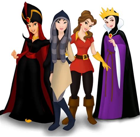 Jasmine Mulan Belle And Snow White These Disney