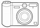 Camera Coloring Printable Visit Pages sketch template