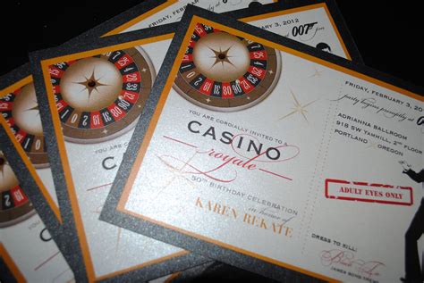 casino royale  invite  years bachelor party etsy casino