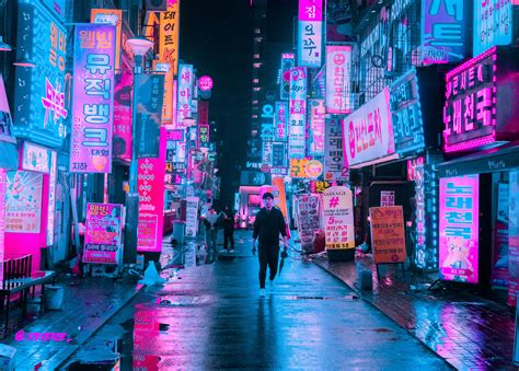 neon streets  south korea rstreetphotography