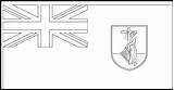 Falkland Montserrat Cayman Flagsweb sketch template