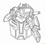 Optimus Transformers Prime Pages Coloring Color Online Print sketch template