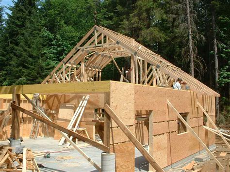 gambrel attic roof truss carpentry diy chatroom home