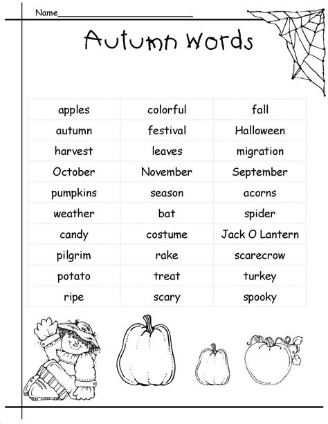 pictionary words  kids  genre educative printable