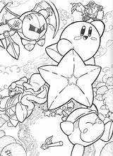 Kirby Coloring Pages Knight Meta Return Dreamland Print Commission Flight Deviantart Popular Coloringhome Cartoon sketch template