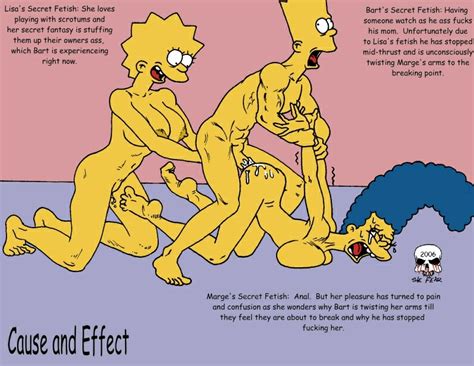 Rule 34 Anal Bart Simpson Female Human Lisa Simpson Male Marge