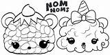 Coloring Noms Num Oni Puffs Sugar Girl Pages Funny Kids sketch template