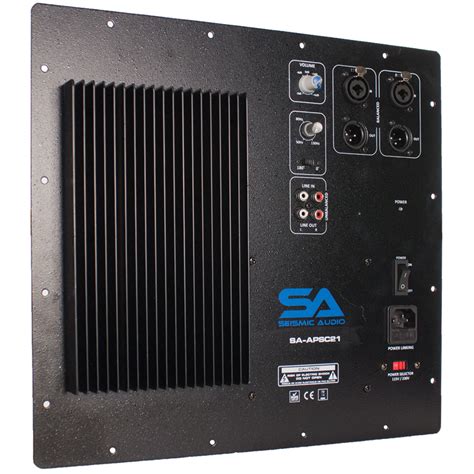 plate amplifier  padj subwoofer cabinets class ab  watts ebay