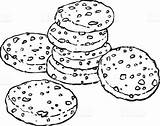 Clipart Biscuit Cookie Clipground sketch template