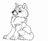 Wolf Coloring Pages Pup Cute Puppy Anime Printable Howling Arctic Color Getcolorings Jam Animal Print Getdrawings Colorings sketch template