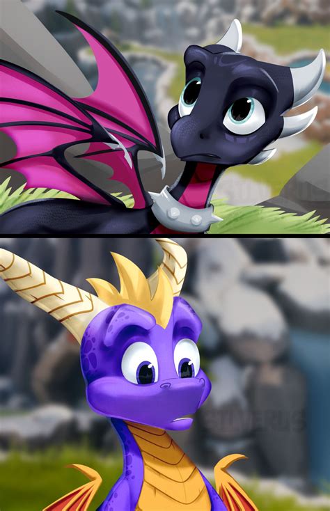 the first meeting by silversam02 on deviantart spyro and