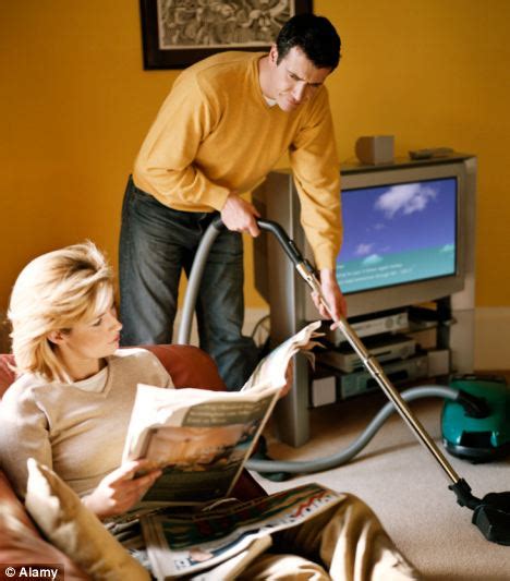 men are happiest when sharing the housework and no you didn t