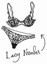Lingerie Drawing Lacy Sketches Sketch Alanna Cavanagh Number Things Paintingvalley Getdrawings sketch template
