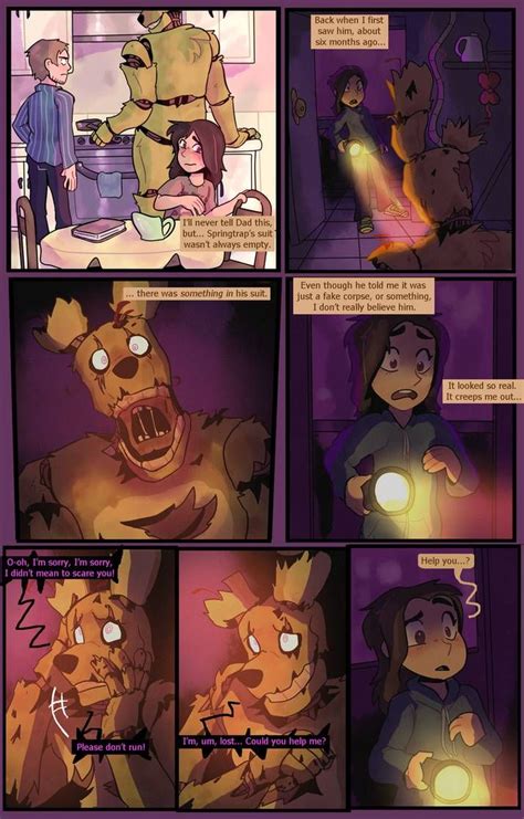 Springtrap And Deliah Page 14 By Grawolfquinn Anime