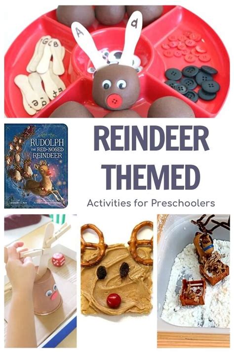 planned week  reindeer activities  preschoolers preschool