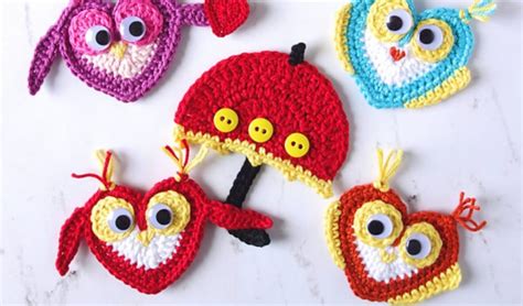 owl applique  crochet patterns  crochet