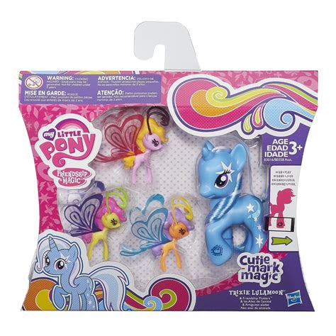 buttonbelle rarity  trixie friendship flutters brushable