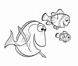 Nemo Coloring Fish Friends Pages Disney Finding Colorear Dory Drawing Animal Ausmalbilder Coloringpages7 sketch template