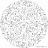 Mandala Coloring Celtic Pages Shamrock Printable Color Mandalas Pagan Circle Print Transparent Clipart Donteatthepaste Knot Para Flower Pattern Combination Knots sketch template