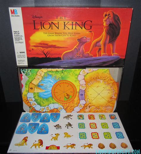 lion king milton bradley board game  lionkingforlife  deviantart