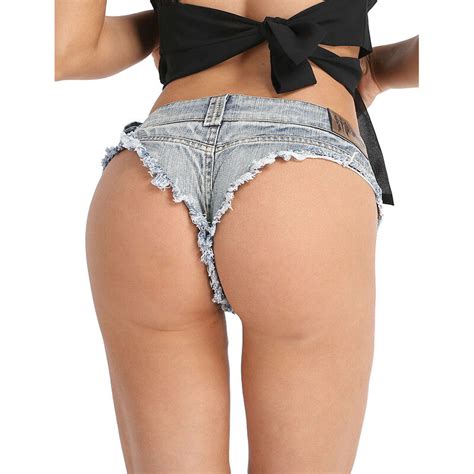sexy women mini hot pants jeans micro shorts denim daisy dukes low