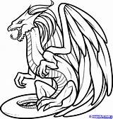 Dragon Coloring Pages Head Realistic Dragons Drawings Print sketch template