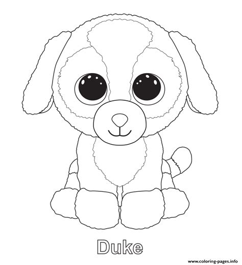 ty toys  colouring pages