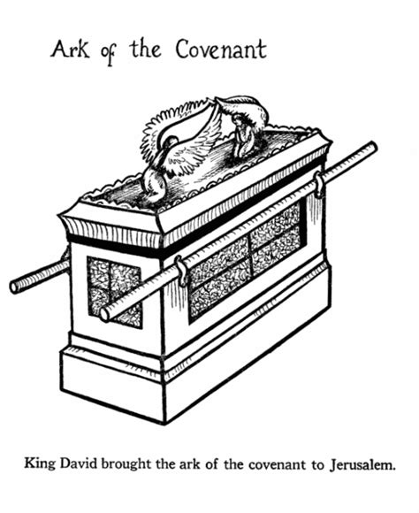 ark   covenant sunday school coloring sheets pinterest