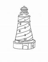 Latarnia Lighthouses Morska Kolorowanki Bestcoloringpagesforkids Wydruku sketch template