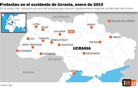 Siete Mapas Que Explican La Crisis En Ucrania Tele 13