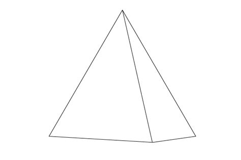 How To Draw The Egyptian Pyramids 5 Steps With Pictures