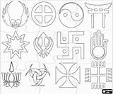 Religion Religions Puzzles sketch template