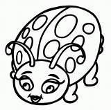 Coloring Pages Eyeball Ladybug Popular Gif sketch template