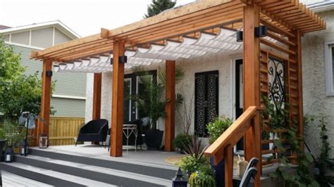 pergola mit sonnensegel eine absolute wohlfuehlgarantie