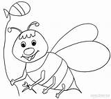 Bee Coloring Bumble Pages Printable Kids Bees Sheets Drawing Cool2bkids Drawings sketch template