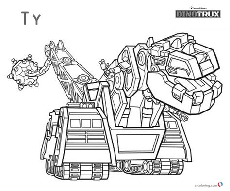 printable dinotrux coloring pages sketch coloring page