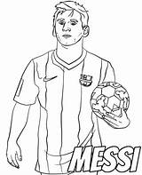 Messi Kolorowanka Lionel Pilkarz Kolorowanki Druku sketch template