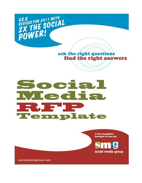 social media rfp template digital social media social media