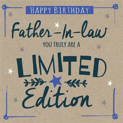 great  meaningful birthday card  send   father  law