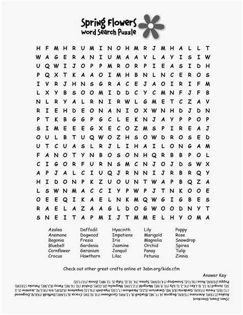 selective printable spring word searches tara blog