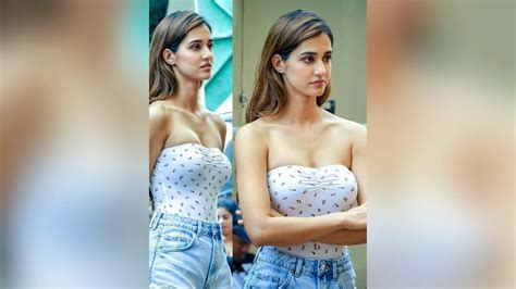 Disha Patani Super Tight Crop Top Look That Will Blow Your Mind 🔥💦🔥💦🔥💦