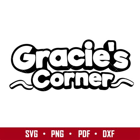 gracies corner logo outline svg gracies corner clipart  inspire