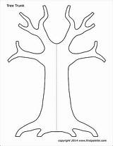 Trunk Coloring Baum Firstpalette Roots Stencil Stammbaum Falten Kindern Papier sketch template