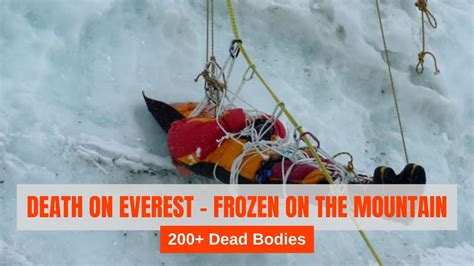 death  everest   dead bodies frozen  mount everest youtube