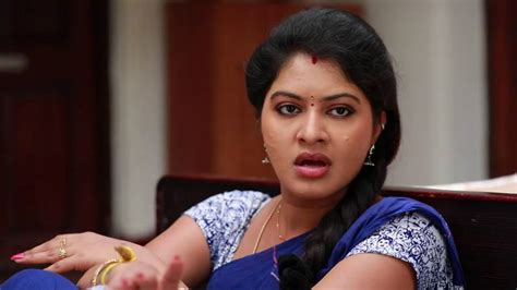 saravanan meenadchi rachitha beautiful blue saree film actress